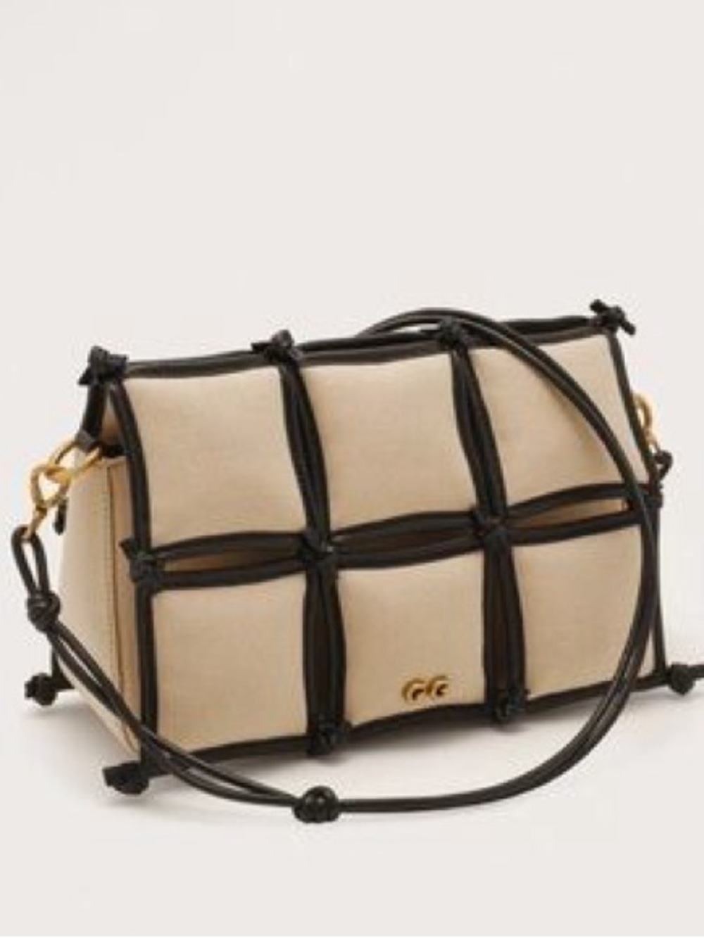 Cult Gaia Puff Crossbody Bag Khaki & Black Nwot comes with dustbag Retail $498 - Picture 9 of 13